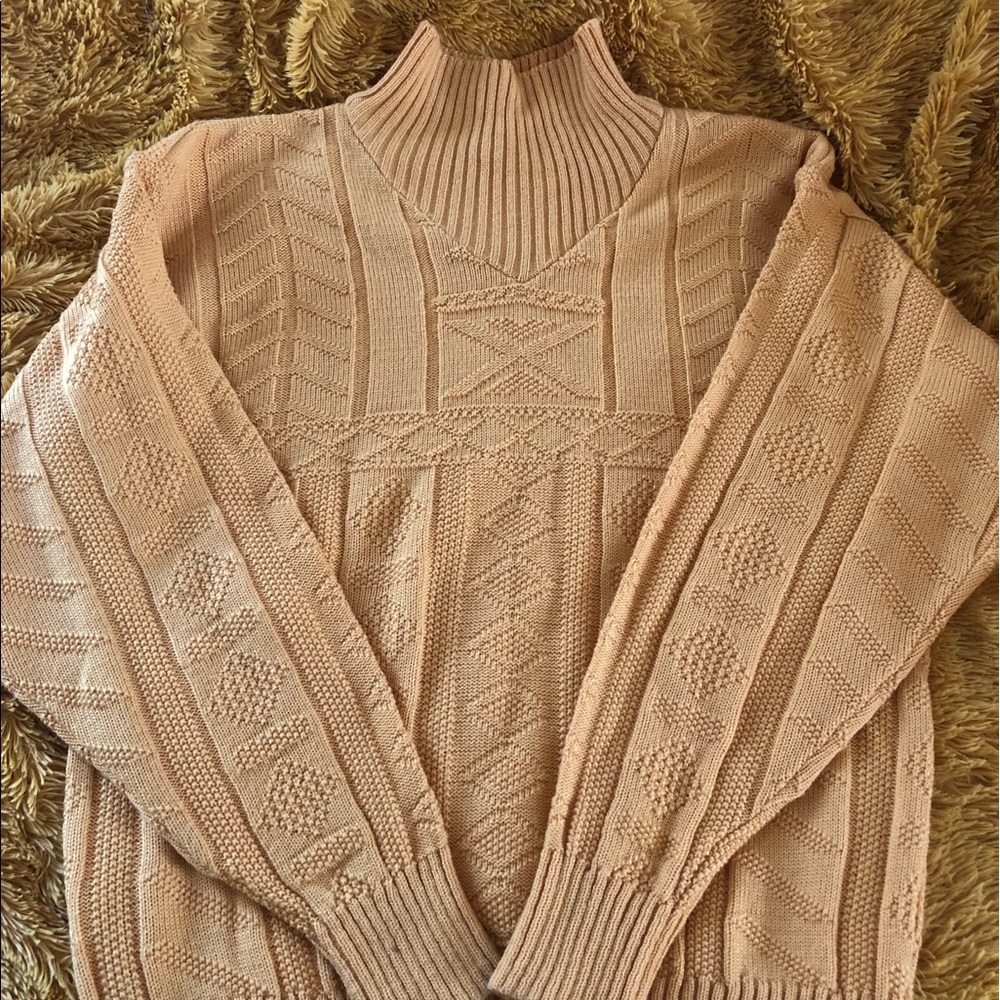 Yellow Turtleneck Sweater